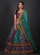 Multi Color Silk Printed Lehenga Choli For Wedding